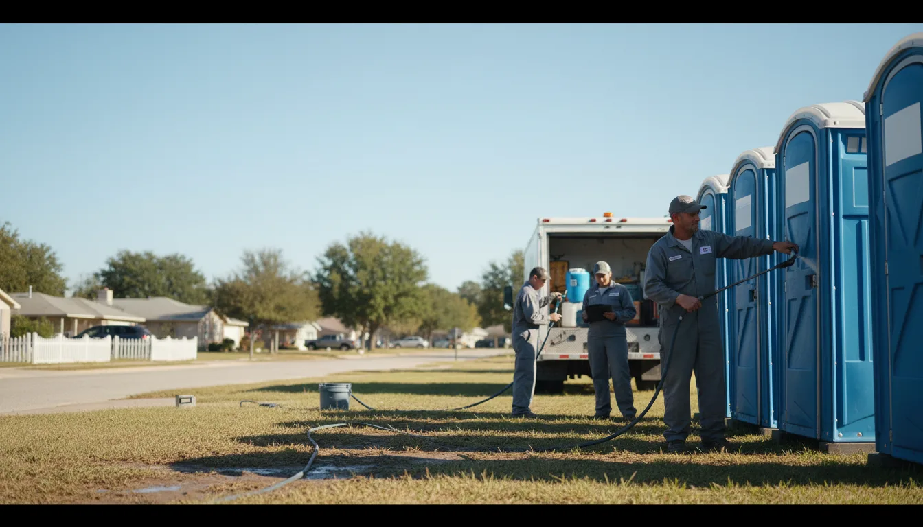 Long-Term Portable Toilet Rental in Powhatan Point, OH near me